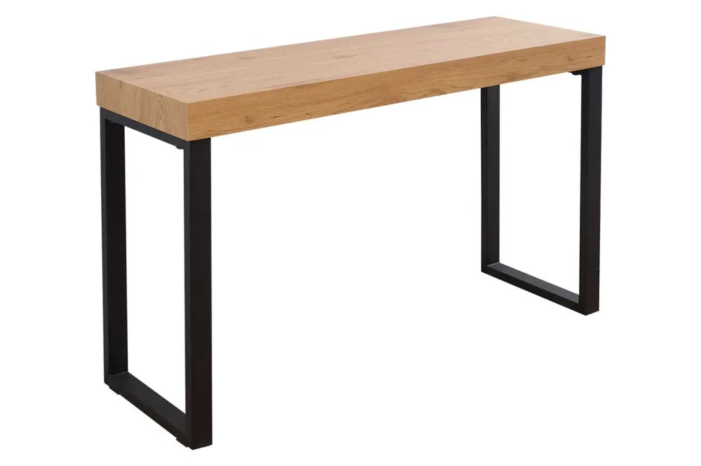 Birou din MDF Maro si Metal Negru L120xH75cm OAK DESK
