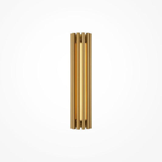 Aplica de perete Aluminiu si Sticla Alama/Auriu D8xH36cm Sonata