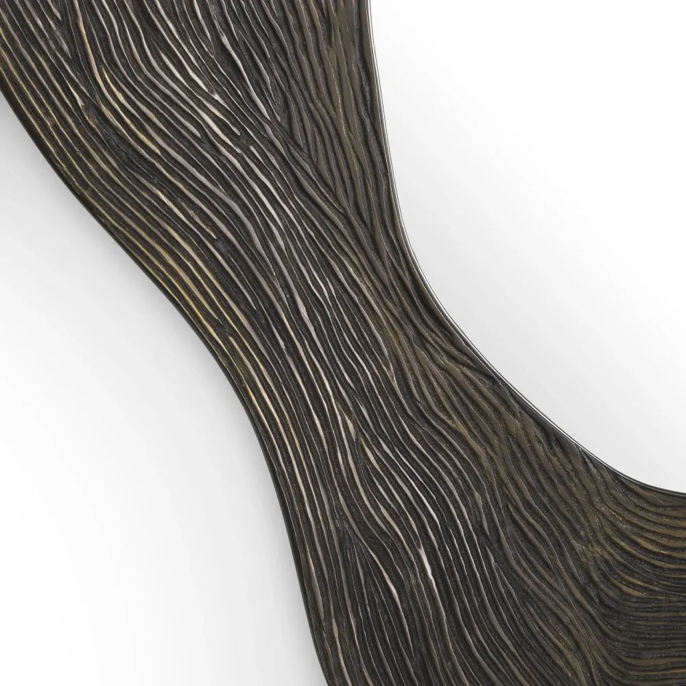 Oglinda cu rama din Metal/MDF Alama L60xH75cm Pavona Eichholtz