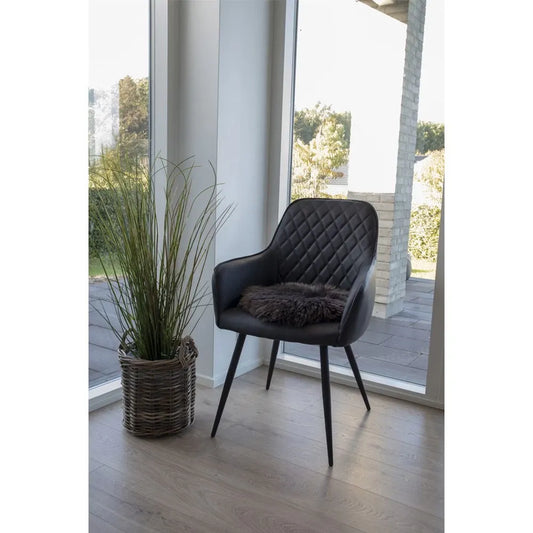 Blanita decorativa pentru scaun Maro D35cm Lambskin