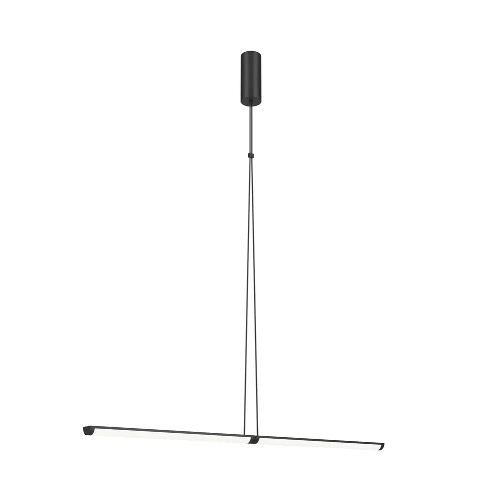 Pendul din Aluminiu si Plastic Negru/Alb H200xD4cm 18W Supersymmetry