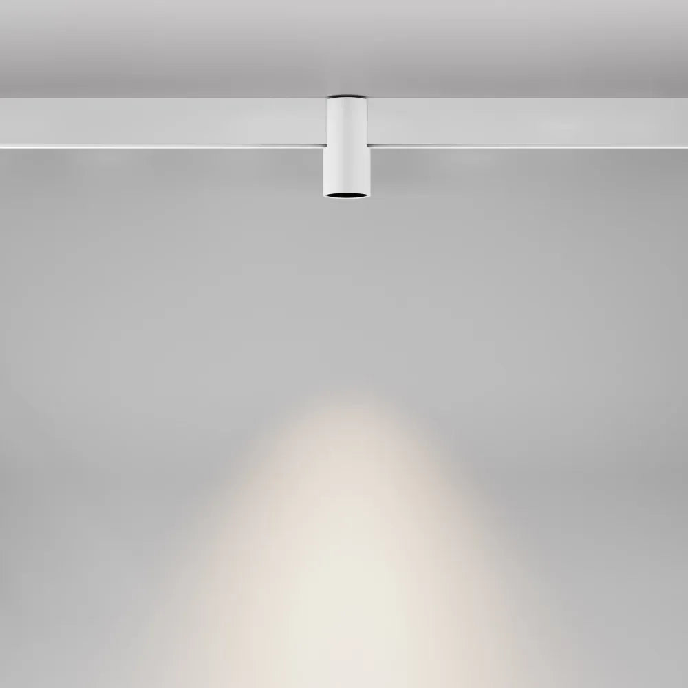 Spot dimabil smart pentru sina Exility din Aluminiu Alb H10.4xL19.3cm 7W 380lm 2700-6000k Alfa