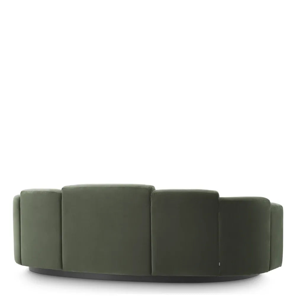 Canapea tapitat cu Catifea Verde L232xA109xH73cm Marbella Eichholtz
