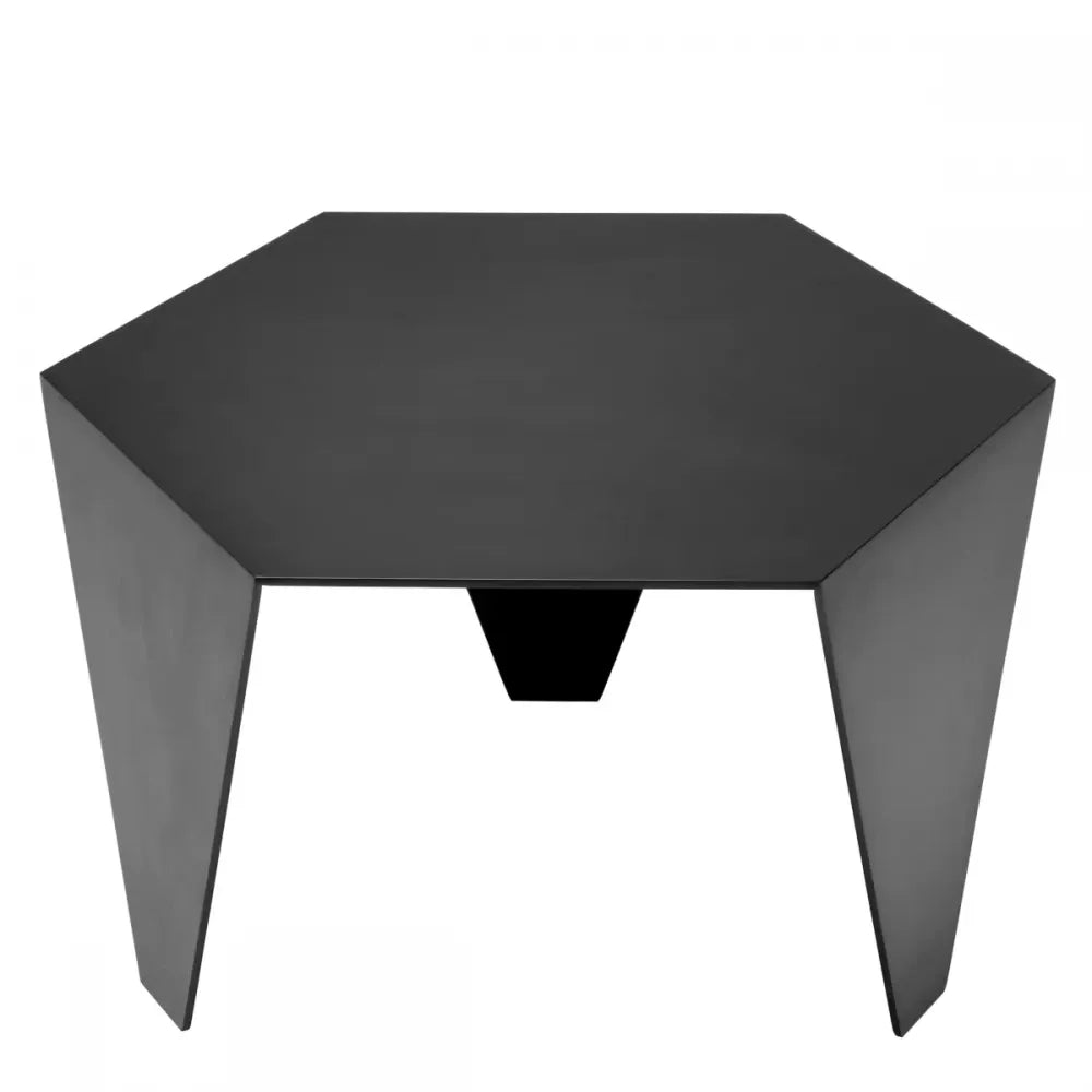 Masuta laterala Asimetrica din Aluminiu Bronz L57.5xl50cm Metro Chic Eichholtz