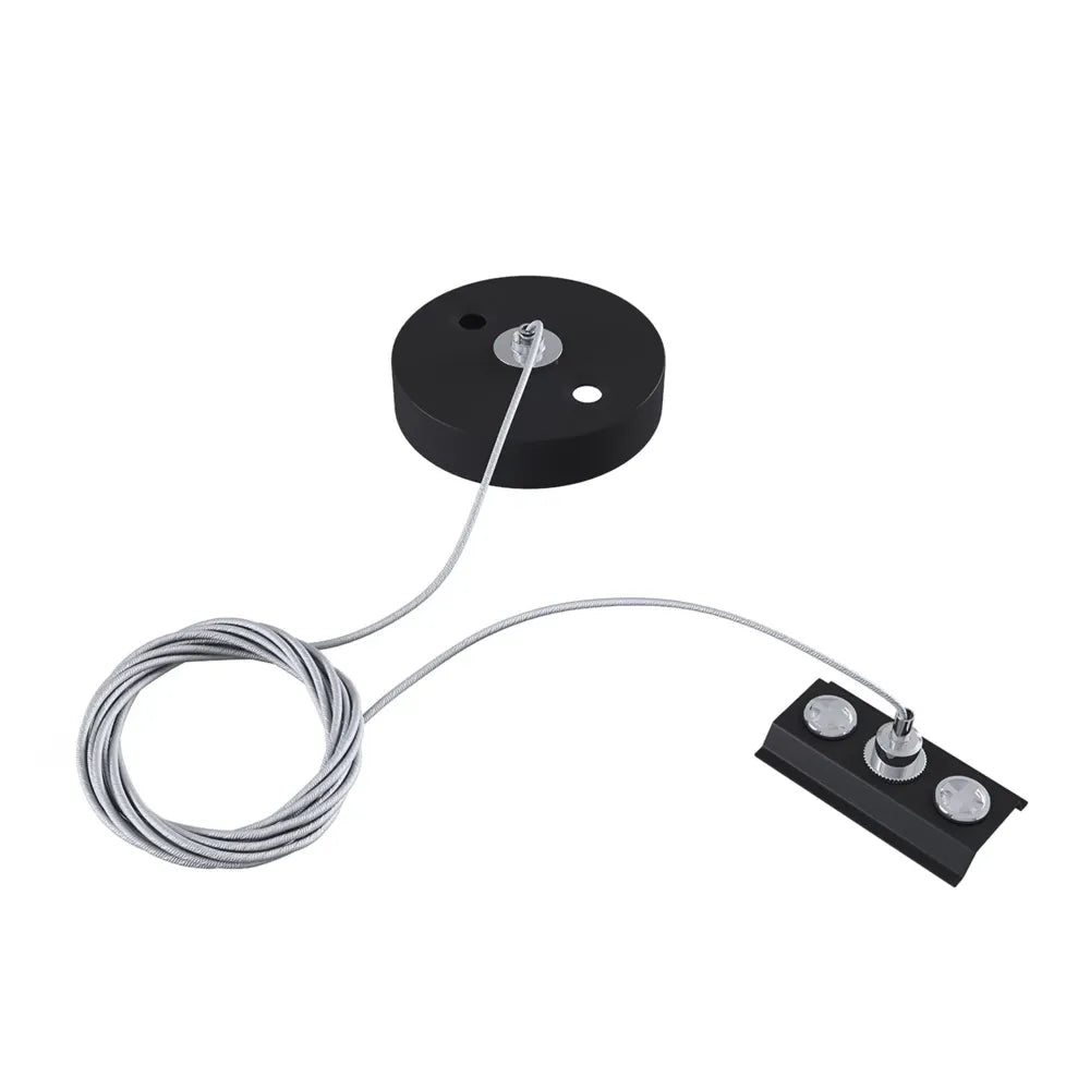 Cablu pentru suspendare sina monofazata din Metal Negru L200xH3cm Accessories for tracks Unity