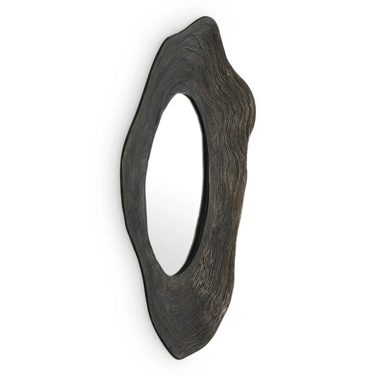 Oglinda cu rama din Metal/MDF Bronz L60xH75cm Pavona Eichholtz