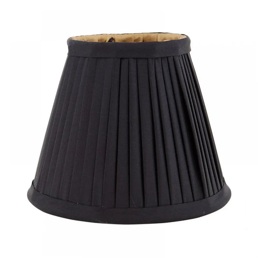 Abajur din  Stofa Negru/Auriu H9xD11cm Vasari Eichholtz