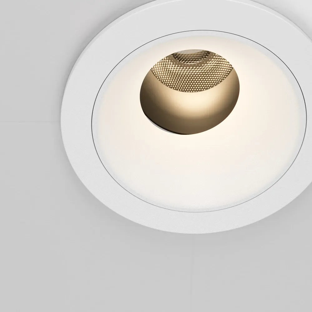 Spot incastrat din Aluminiu/plastic Alb H7xD6.2cm 7W 400lm 3000k Wise