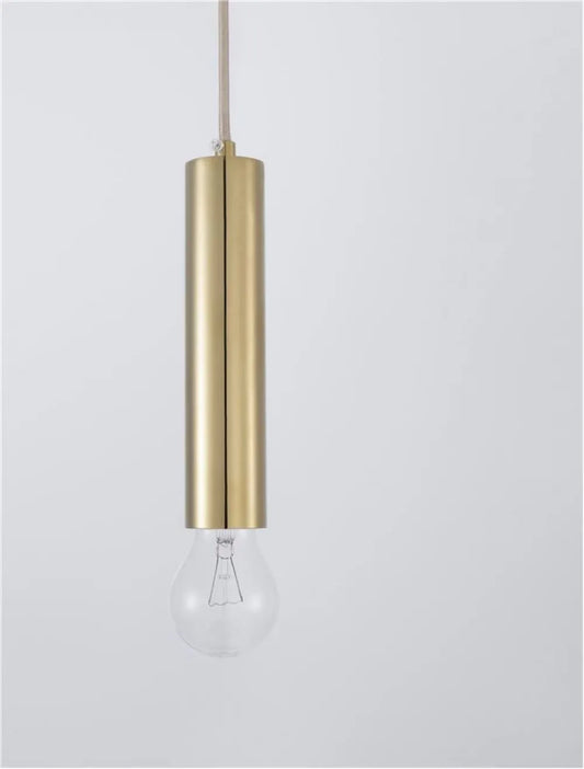 Pendul din Metal Auriu H180xL4.5cm IP20 NORWAY