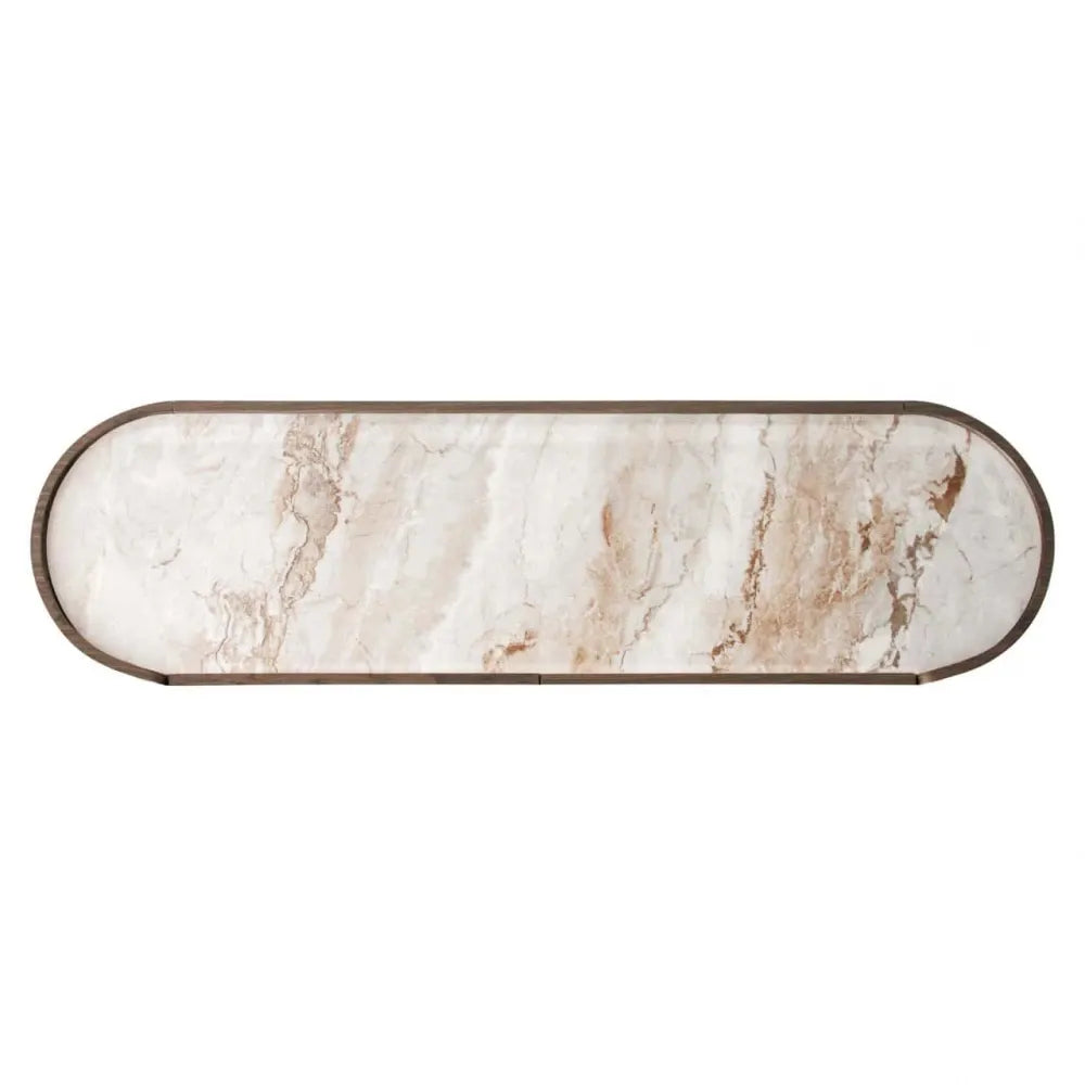 Comoda din MDF Maro si Ceramica Multicolor L160xH75cm Callahan Richmond interiors