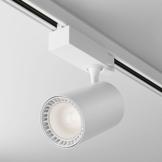Spot pentru sina trifazata Trinity din Aluminiu Alb 26W 2790lm 4000k L14xH20cm Vuoro