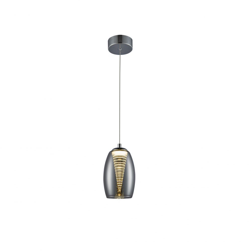Pendul cu inaltime reglabila din Sticla Transparent cu LED D11xH120cm Nebula