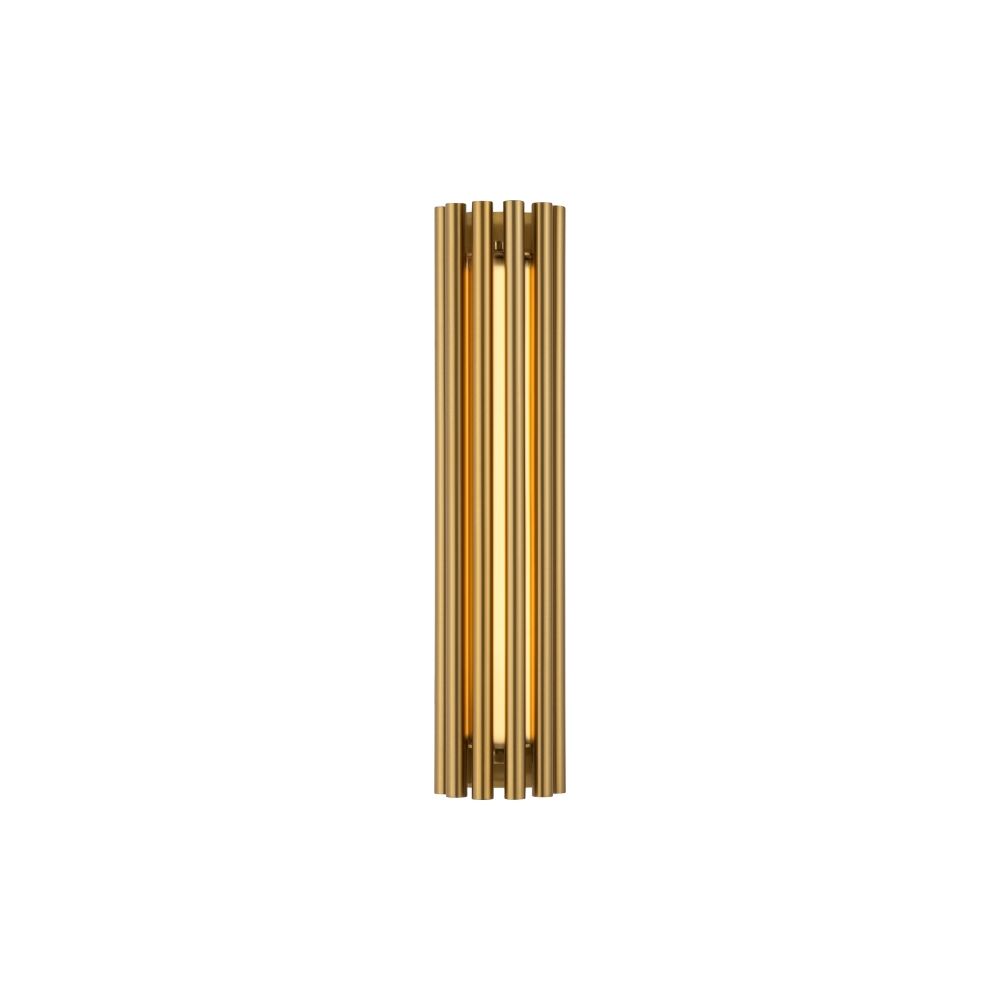Aplica de perete Aluminiu si Sticla Alama/Auriu D8xH36cm Sonata