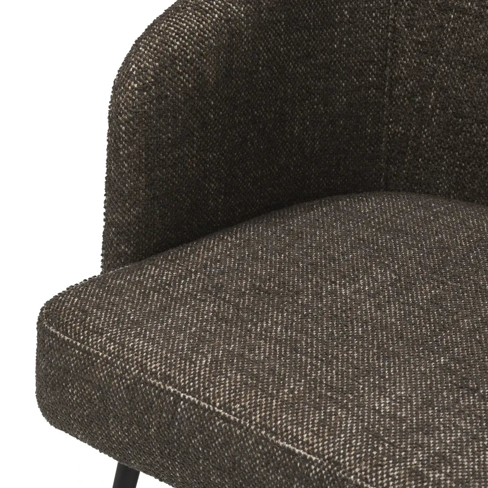 Scaun tapitat cu Stofa Maro L58xA58xH78cm Aiden Eichholtz