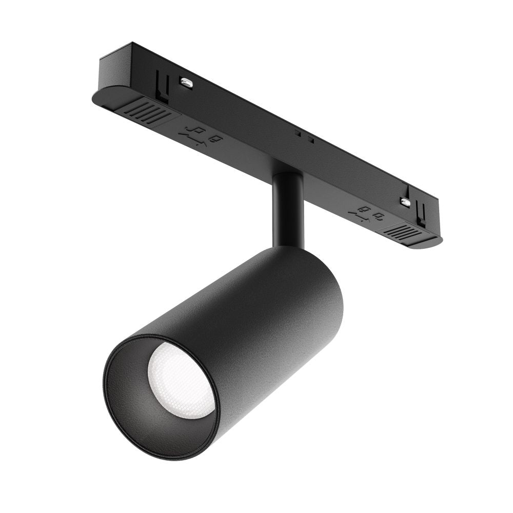 Spot pentru sina magnetica Exility din Aluminiu Negru 5W 380lm k L10xH15cm Focus LED