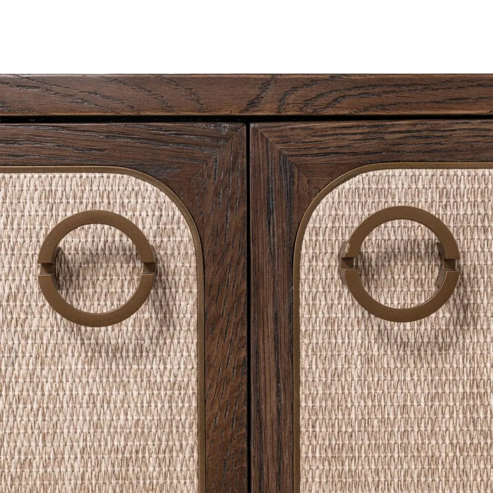 Comoda cu 4 usi din Lemn/In Auriu/Bej Maro/Bej L180xH86cm Willox Richmond interiors