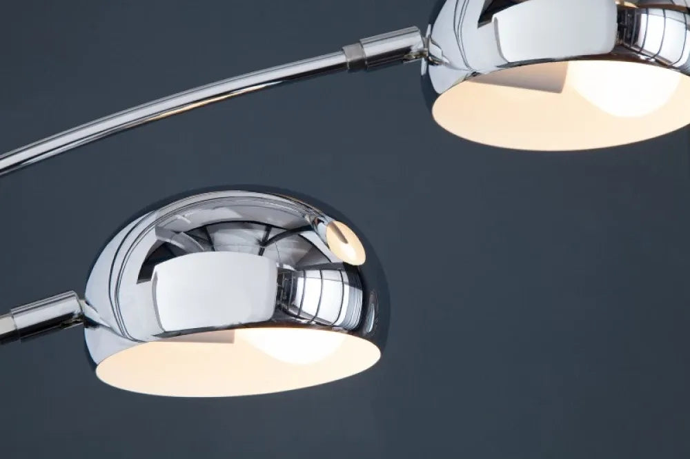 Lampa de podea din Metal Argintiu si Metal Argintiu H200xD125cm Five Lights