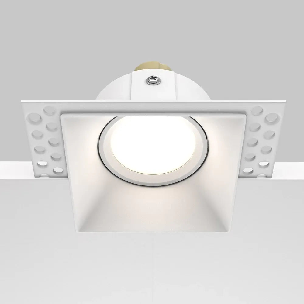 Spot incastrat din Aluminiu Alb H4xL11cm IP 20 GU10 50W Dot