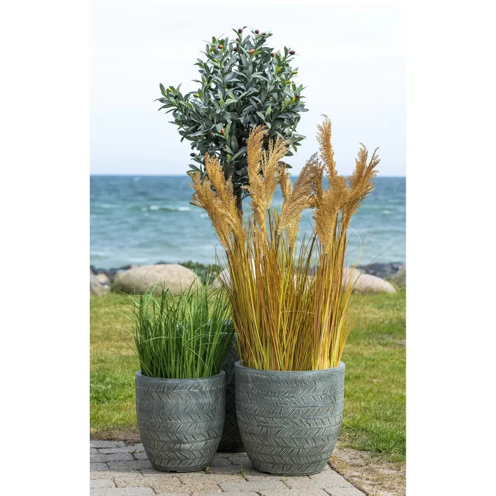 Planta artificiala in ghiveci Sorghum Grass H110xL35cm