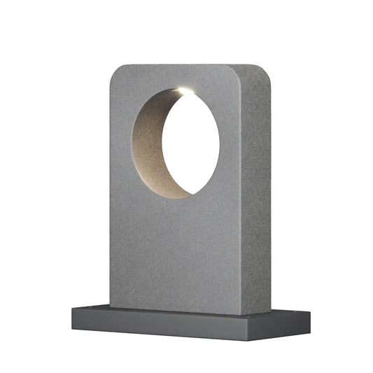 Stalp exterior din Ciment/Aluminiu Gri H49xL30cm Betone