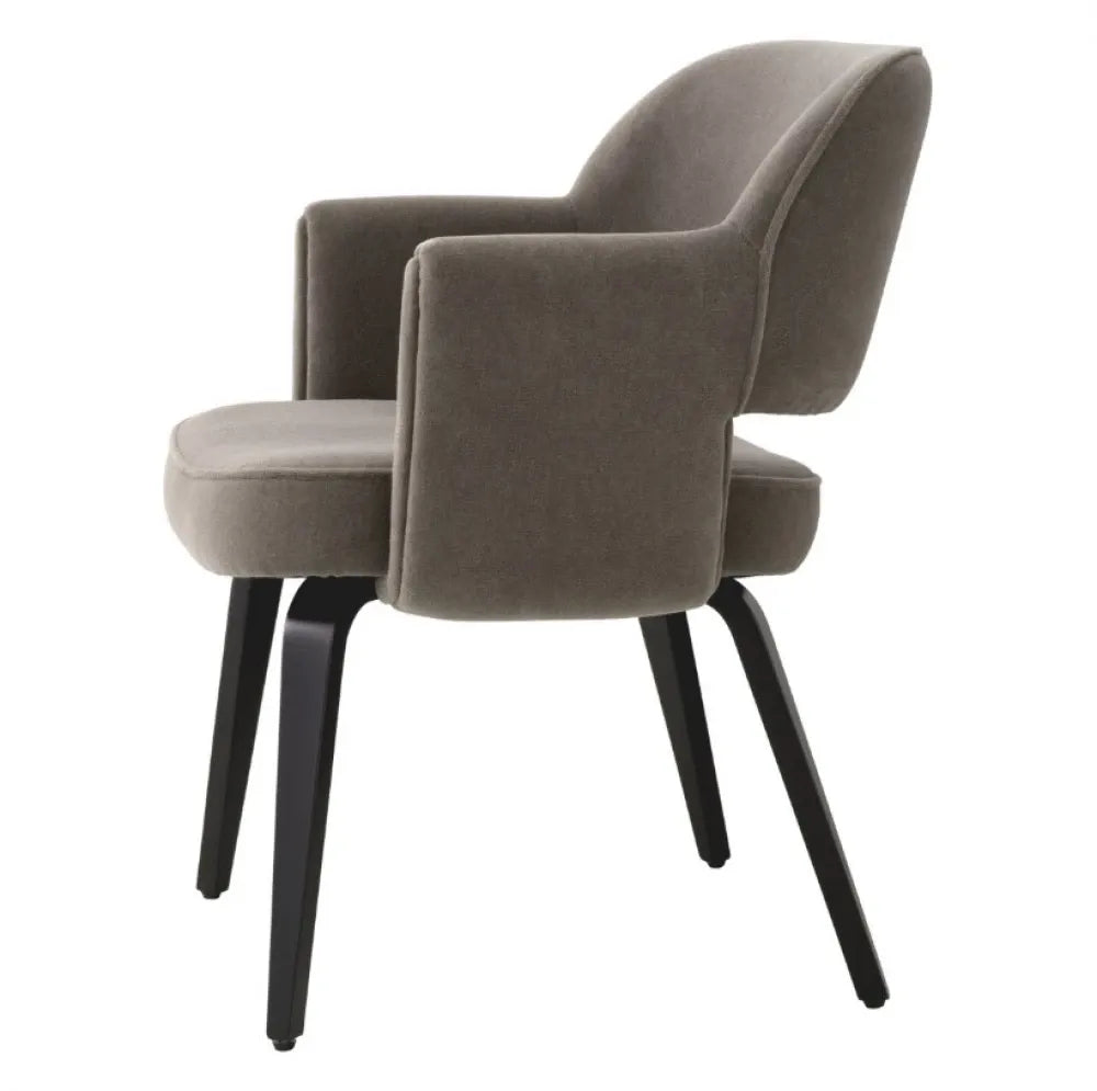 Scaun tapitat cu Stofa Maro L62xA61xH80cm Park Eichholtz