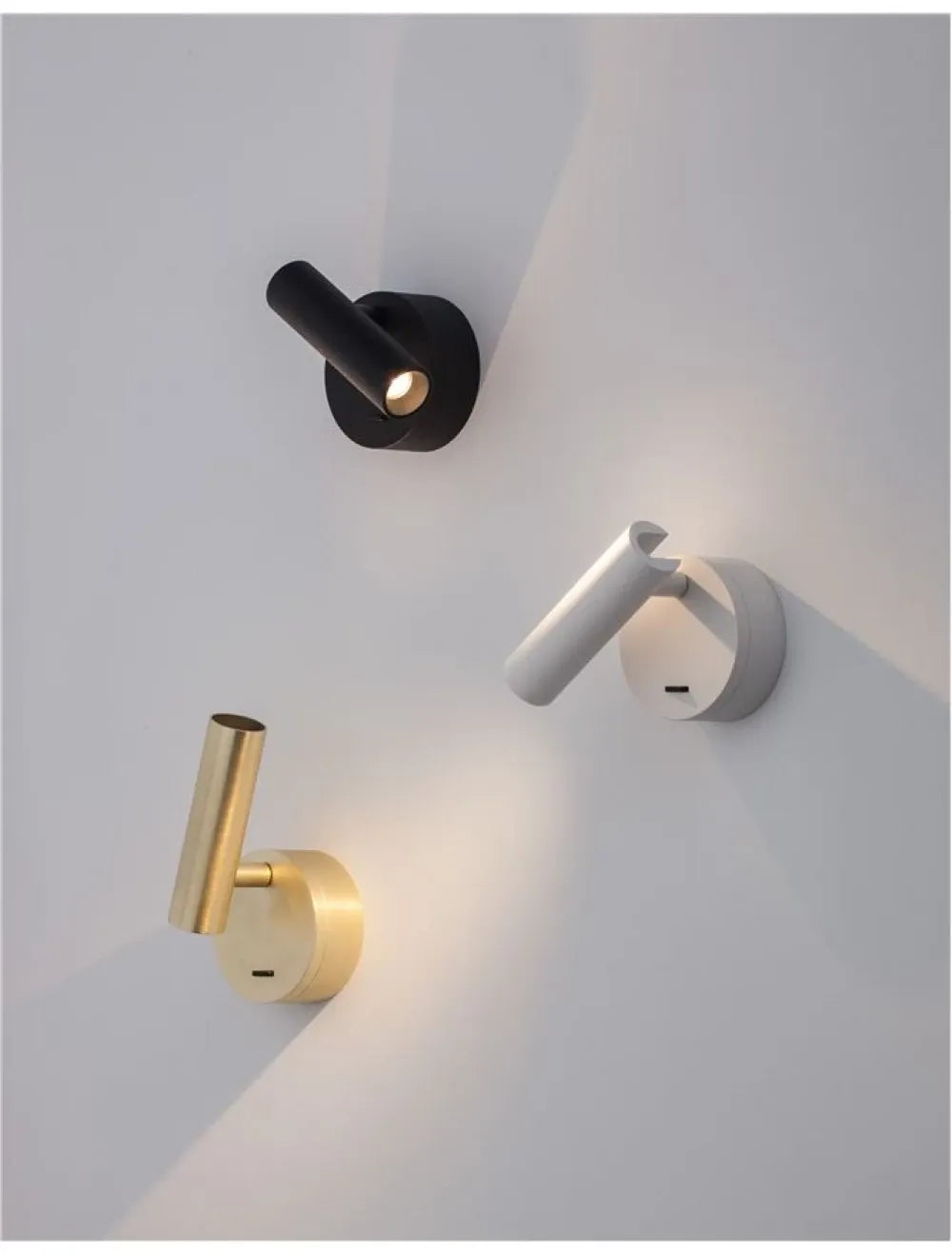 Aplica de perete din Aluminiu Alama H11xL8cm IP20 3W 190lm 3000k CLIP