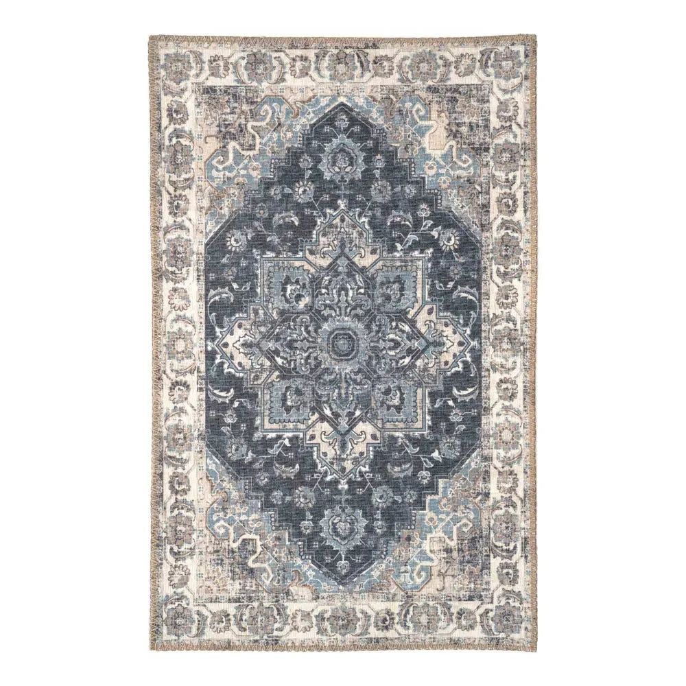Covor din Chenille Albastru 80x50cm Havana