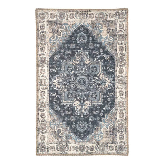 Covor din Chenille Albastru 80x50cm Havana