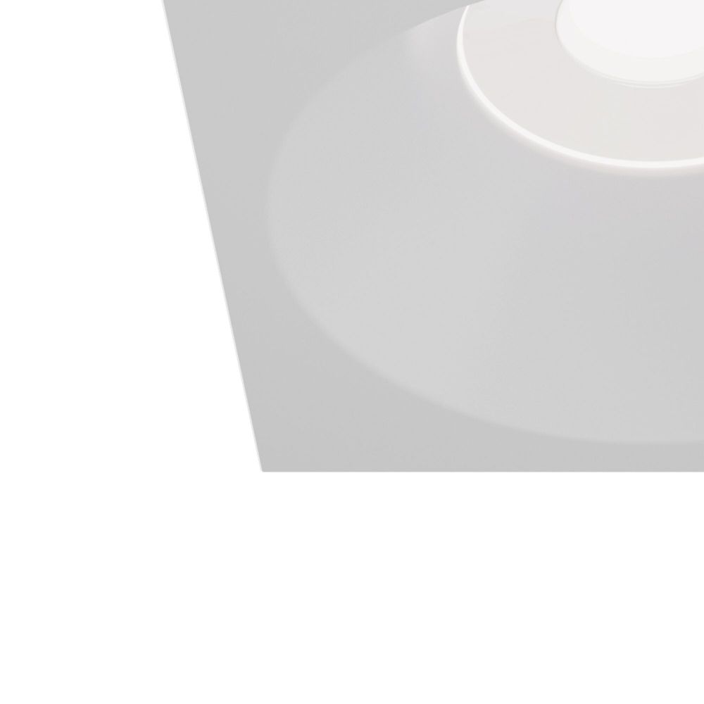 Spot incastra din Aluminiu Alb L9xH9cm Zoom
