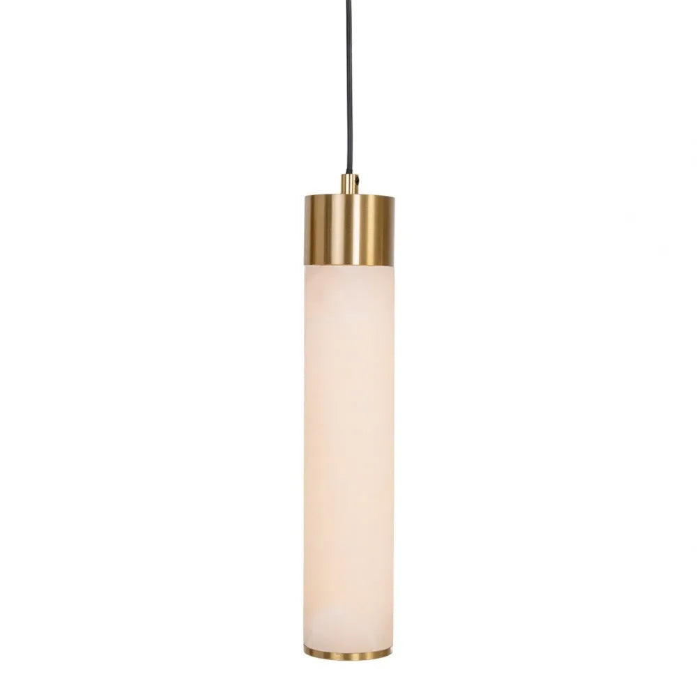 Lustra din Metal/Alabastru Auriu/Alb L150xH185cm Elaris Richmond interiors