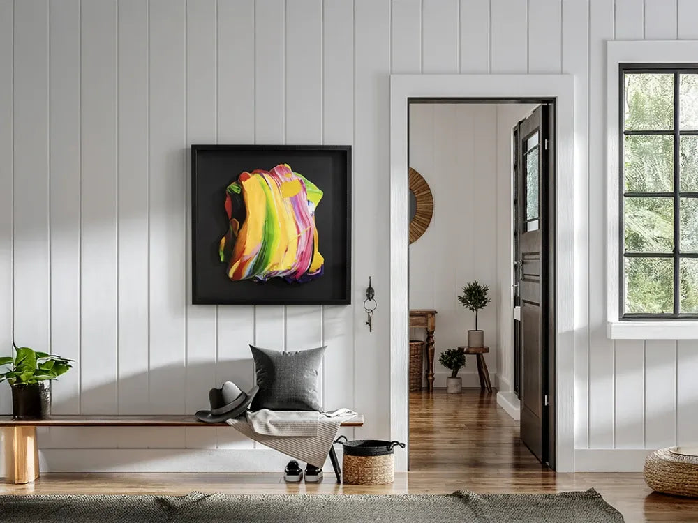 Tablou din Hartie/MDF/polistiren Multicolor L84xH84cm Cromatismo