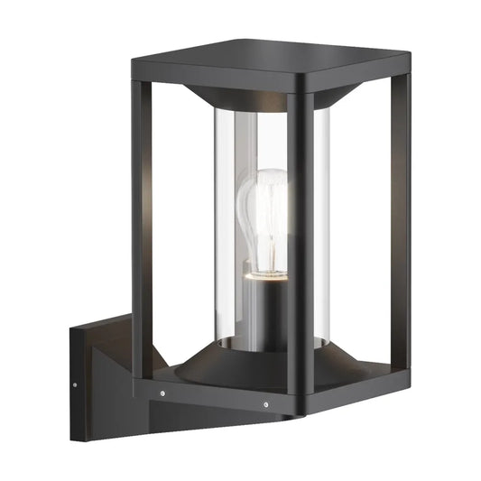 Aplica perete din Aluminiu/Plastic Gri grafit H27.6xL21.5cm Cell