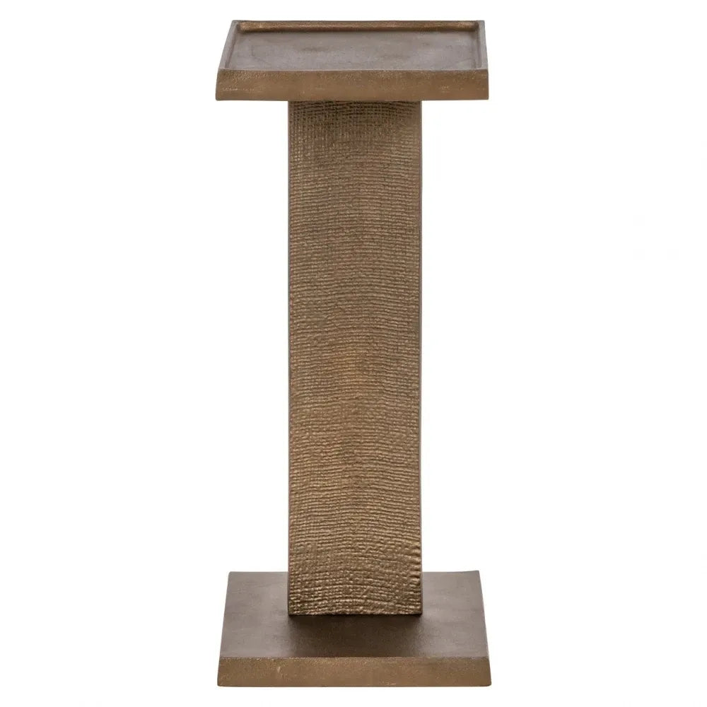 Masuta laterala din Metal Alama L25xH56cm Foley Richmond interiors