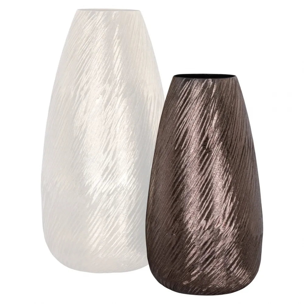 Vaza decorativa din Aluminiu Bronz D17xH31cm Rizzo Richmond Interiors