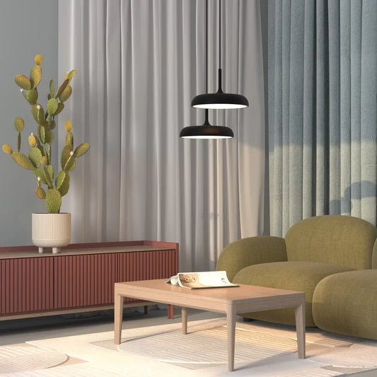 Pendul din Metal Negru H347xD40cm Gerhard