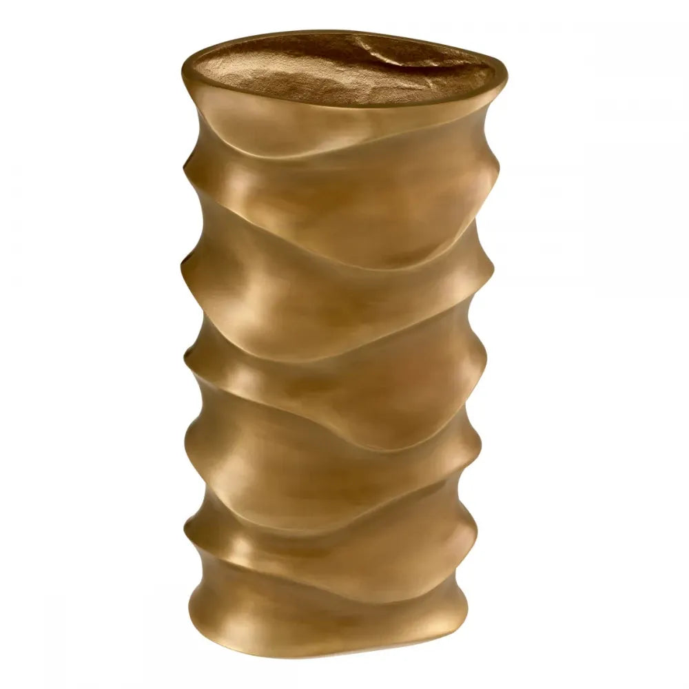 Vaza decorativa din Aluminiu Alama L18.5xH41cm Rapho Eichholtz