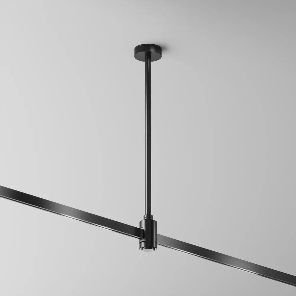Suport mediu de tavan 300 mm Flarity din Aluminiu Negru H34.6xL4.5cm Flarity