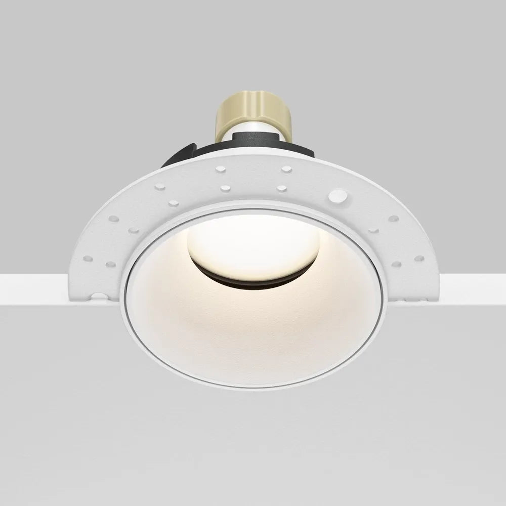 Spot incastrat rotund din Aluminiu Alb H4xD10cm IP 20 GU10 10W Share