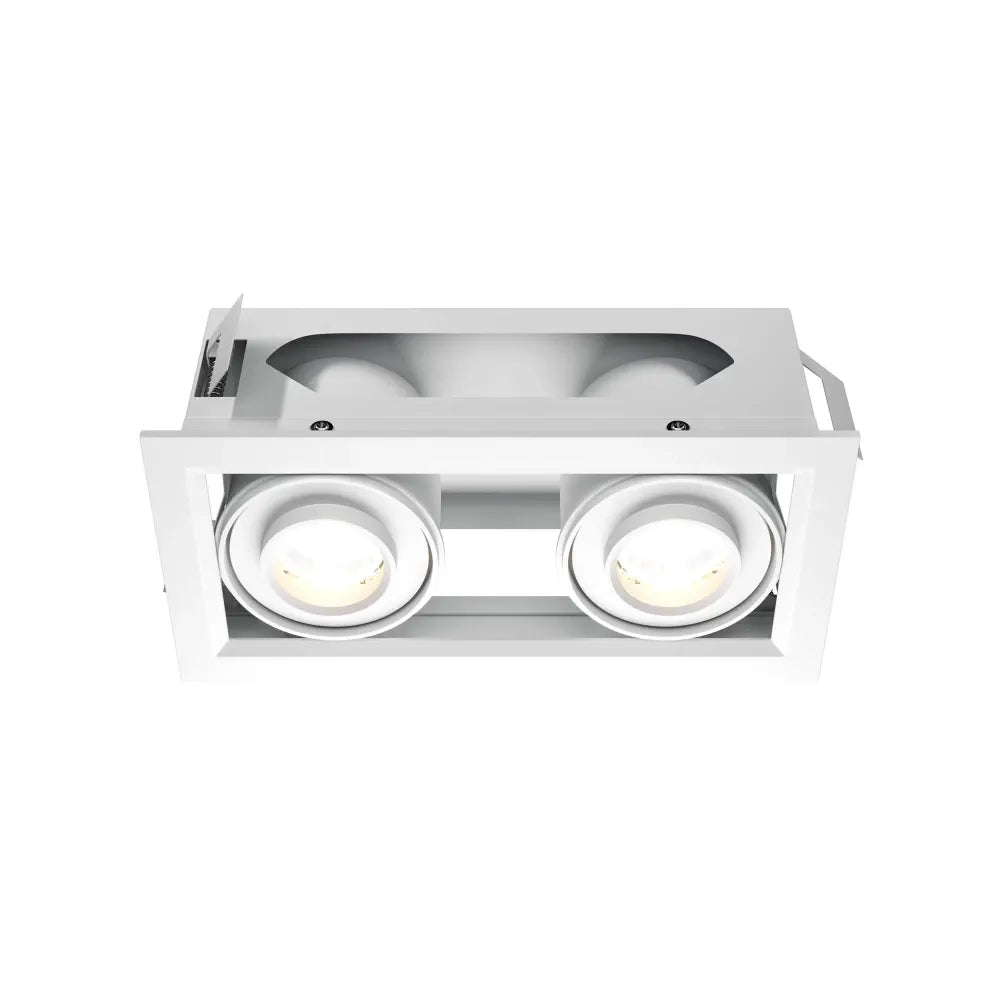 Spot incastrat din Aluminiu Alb H7.5xL19.4cm 20W Metal Modern