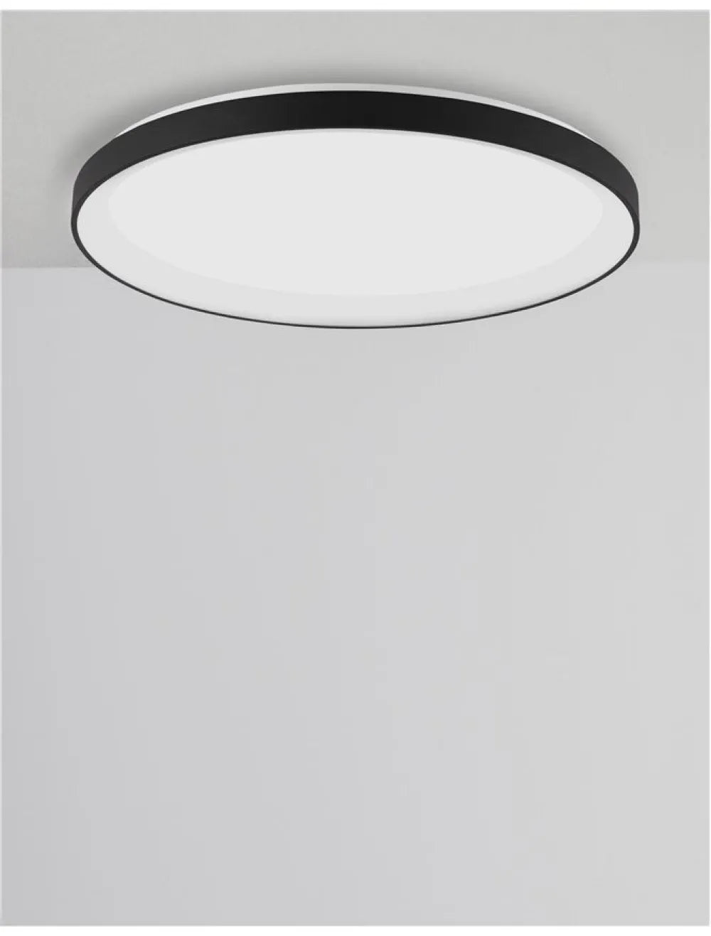 Plafoniera din Aluminiu Negru H6xL58cm IP20 50W 3134lm 3000k PERTINO