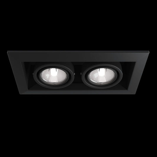 Spot incastra din Metal Negru L25xH8cm Metal Modern