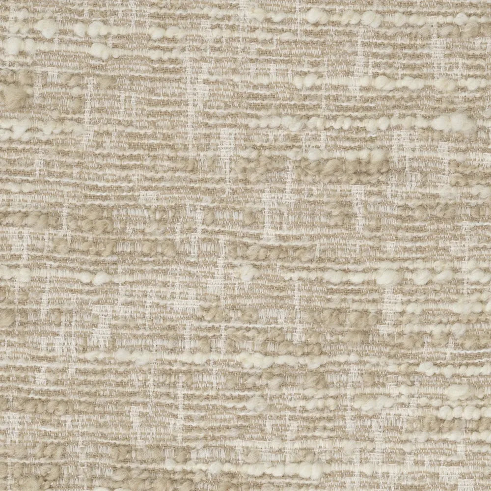Fotoliu rotativ tapitat cu Stofa boucle Crem L92xA84xH79cm Madrone Eichholtz