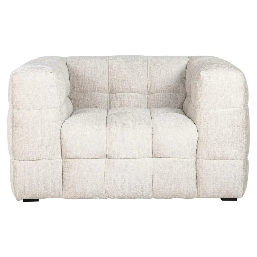 Fotoliu tapitat cu Stofa Crem H71xA95xL124cm Merrol Richmond interiors