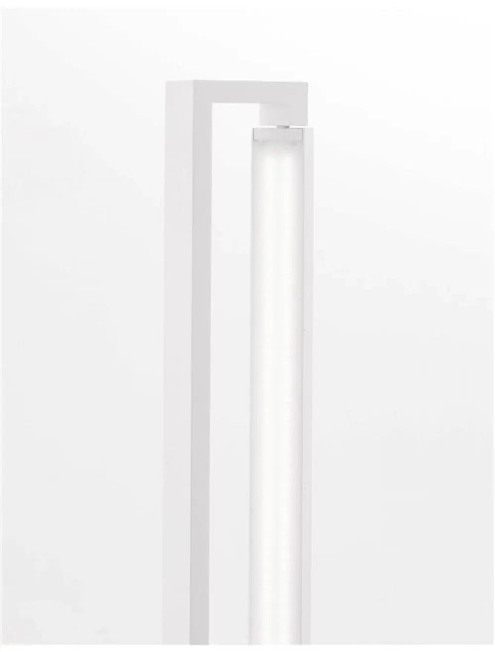 Lampa de podea structura din Aluminiu Alb si abajur din Acrilic  H161xL24cm IP20 27W 1820lm 3000k LINE
