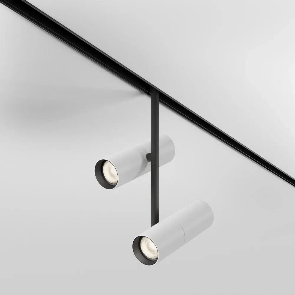 Spot pentru sina Exility din Aluminiu Alb/Negru H36.2xL19.3cm 24W 1563lm 3000k Elti Duo