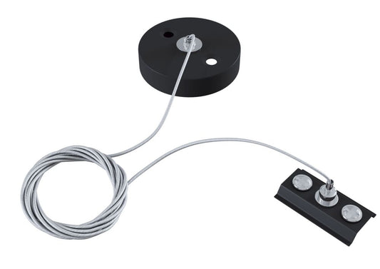 Cablu pentru suspendare sina monofazata din Metal Negru L200xH3cm Accessories for tracks Unity