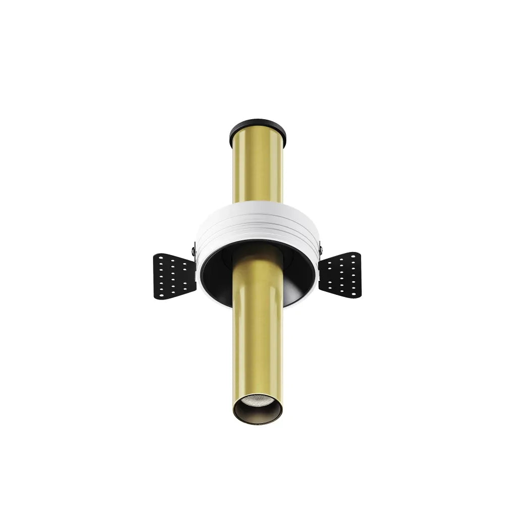 Spot incastrat din Aluminiu Negru/Alama H21.6xD3cm 7W 460lm 3000k Focus T