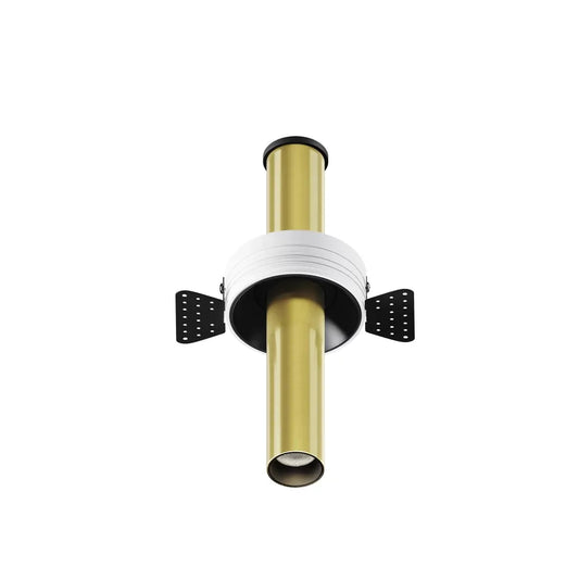 Spot incastrat din Aluminiu Negru/Alama H21.6xD3cm 7W 460lm 3000k Focus T