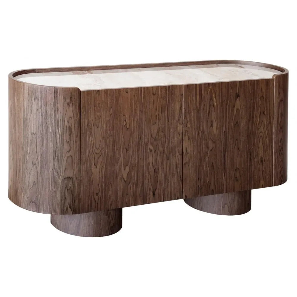 Comoda din MDF Maro si Ceramica Multicolor L160xH75cm Callahan Richmond interiors