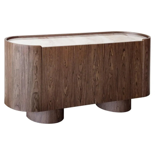 Comoda din MDF Maro si Ceramica Multicolor L160xH75cm Callahan Richmond interiors
